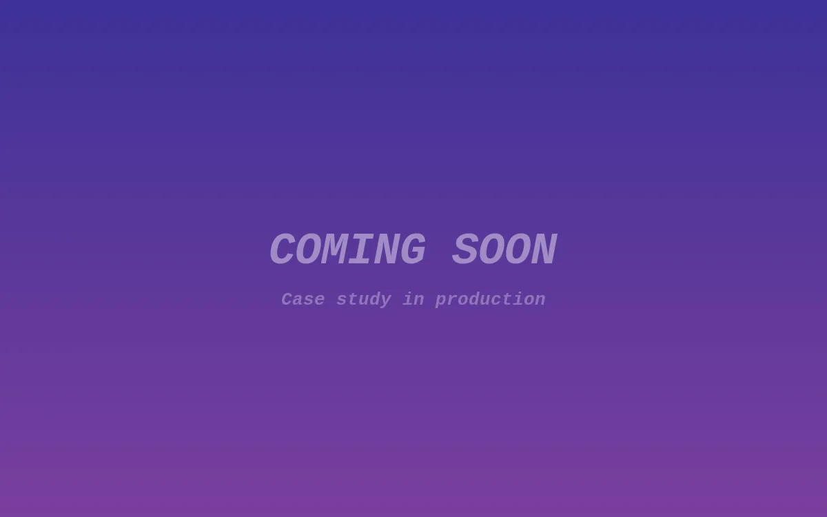 Case study coming soon Placeholder graphic for a Sierra Media Productions case study that is coming soon.